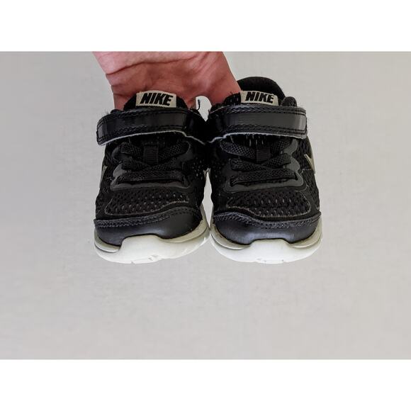 Nike Fusion Run 3 Sneakers Size 4C Black Gray 654154-002 Shoes - Picture 5 of 8